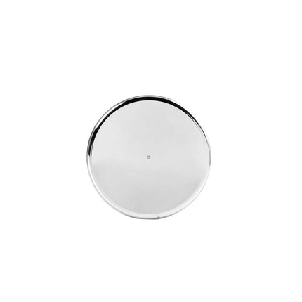 10246 CHROME PLASTIC 33MM FLAT TOP CYLINDER LUG NUT COVER - General Diesel Repair & Chrome