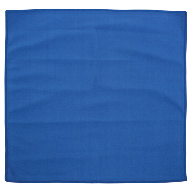 132-00730 Microfiber Glass Cloth Blue 16x16