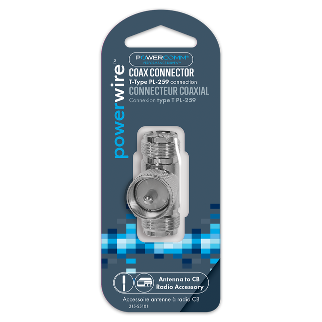 215-55101 COAX CONNECTOR T PL259 - General Diesel Repair & Chrome
