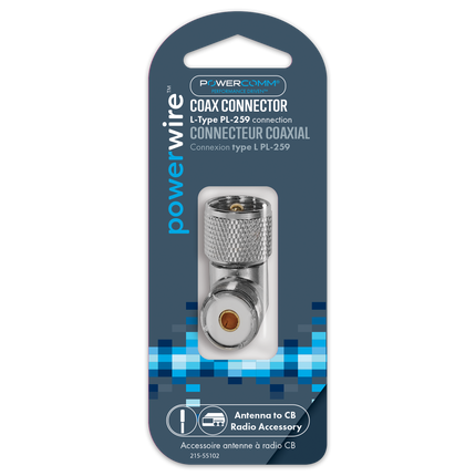 215-55102 COAX CONNECTOR 90 ANGLE PL259 - General Diesel Repair & Chrome