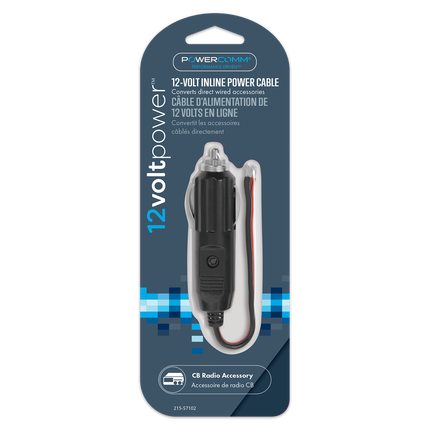 215-57102 CB 12V PLUG W 4IN LEADS - General Diesel Repair & Chrome