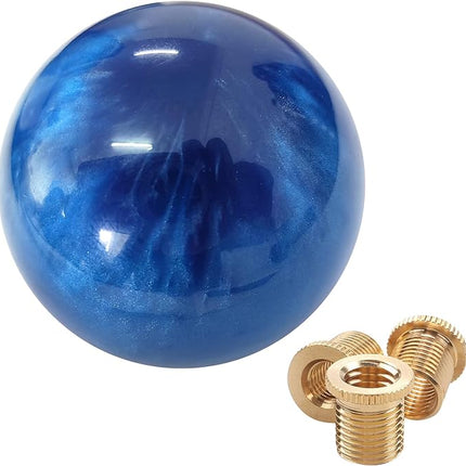 Lunsom Round Shift Knob Blue - General Diesel Repair & Chrome