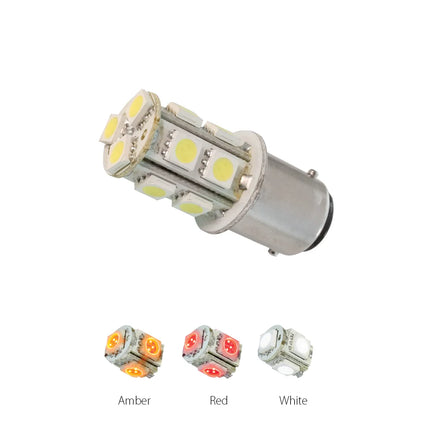 74970 #1157 Amber 13 LED Tower Style Light Bulbs, 12V, Pair