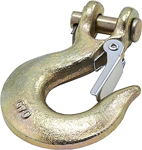 N830-318 3/8" Clevis Hooks With Latch