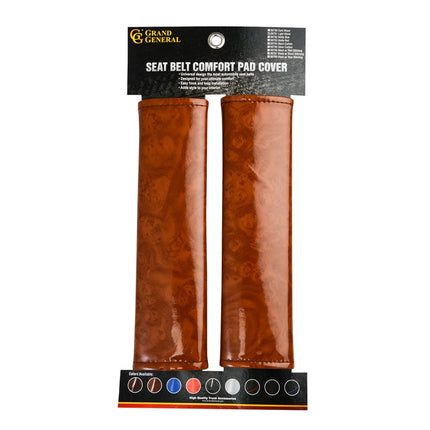 99790 DARK WOOD SEAT BELT COMFORT PAD COVER - General Diesel Repair & Chrome