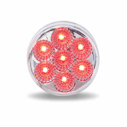 TLED-2HXRB 2.5″ Red Marker to Blue Auxiliary Round LED Light – 7 Diodes