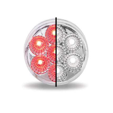 2.5″ Red Marker to White Auxiliary Round LED Light – 7 Diodes TLED-2HXRW