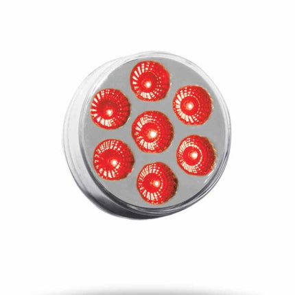 2″ Red Marker to Purple Auxiliary Round LED Light – 7 Diodes TLED-2XRP