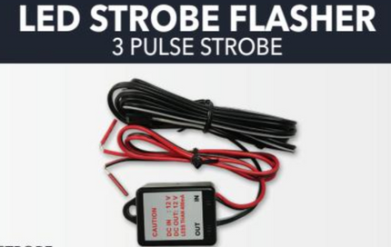 TU-1007 LED Strobe Flasher 3 Pulse Strobe