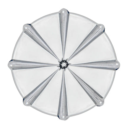 10234 Cr. Pl. 8 Spoke Screw-on Nut Cover 33MM x3-3/8” H - General Diesel Repair & Chrome