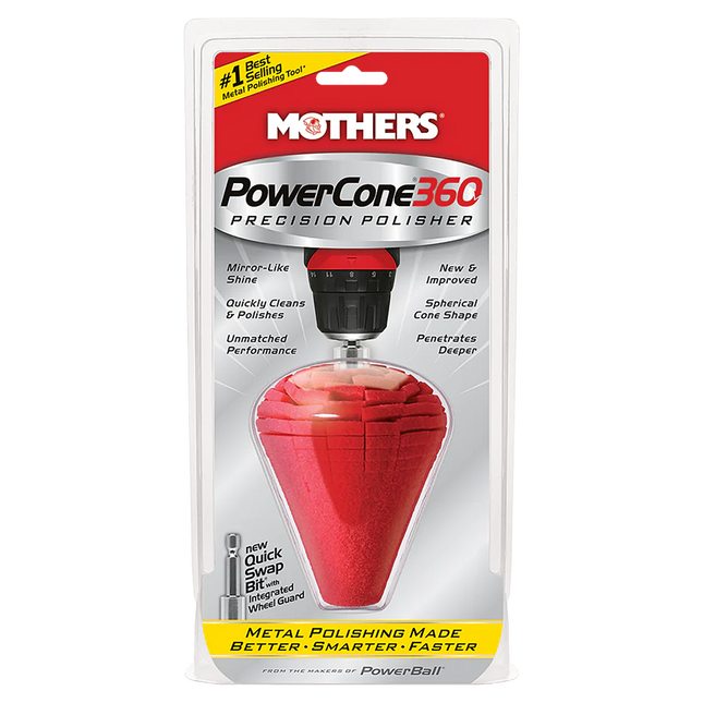 132-05146 Mothers Power Cone Polishing - General Diesel Repair & Chrome