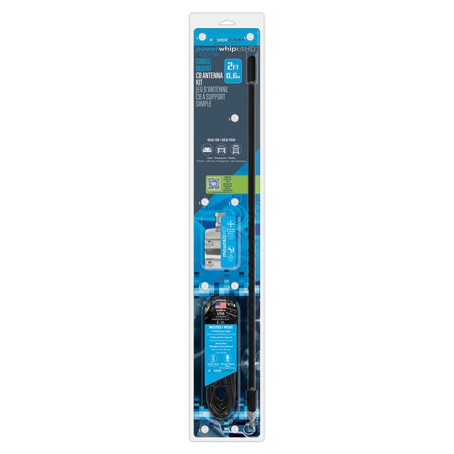 215-16211 CB ANT KIT 1000W 2FT BLK - General Diesel Repair & Chrome