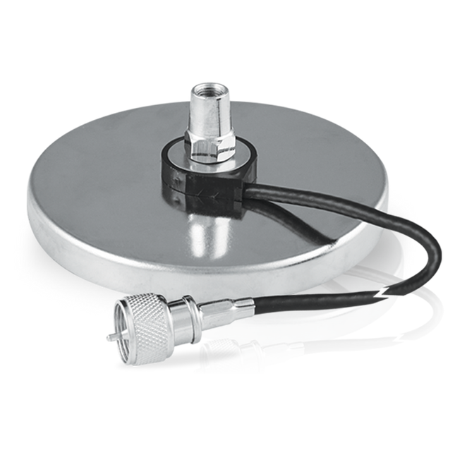 215-24500 ANT MOUNT 5IN DIA MAGNET W COAX - General Diesel Repair & Chrome