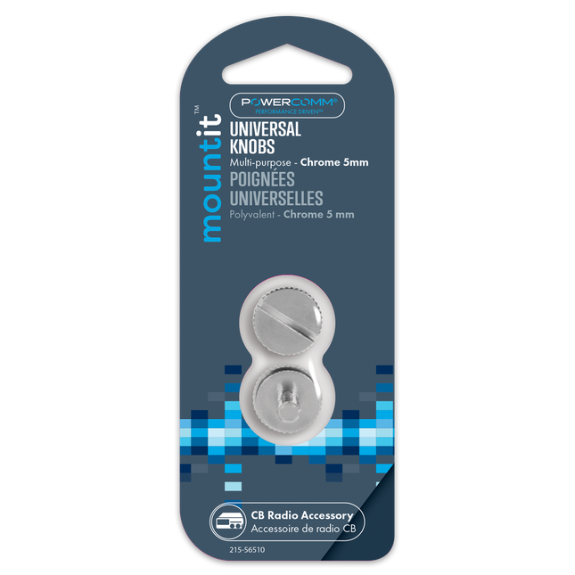 215-56510 CB KNOBS 5MM CHROME METAL - General Diesel Repair & Chrome