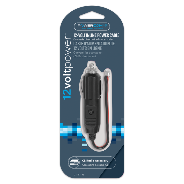 215-57102 CB 12V PLUG W 4IN LEADS - General Diesel Repair & Chrome