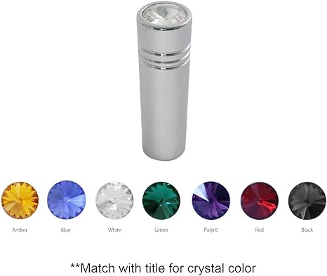 92885 2-1/4" CR. ALUM. SWITCH EXTEN. W/RED CRYSTAL FOR PETERBILT - General Diesel Repair & Chrome