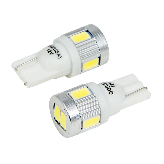 70604 #194/168 White 6LED w/Heatsink Tower Style Light Bulbs,12V - General Diesel Repair & Chrome