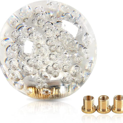 Universal Shifter Knob Head Crystal Acrylic Ball with Bubble