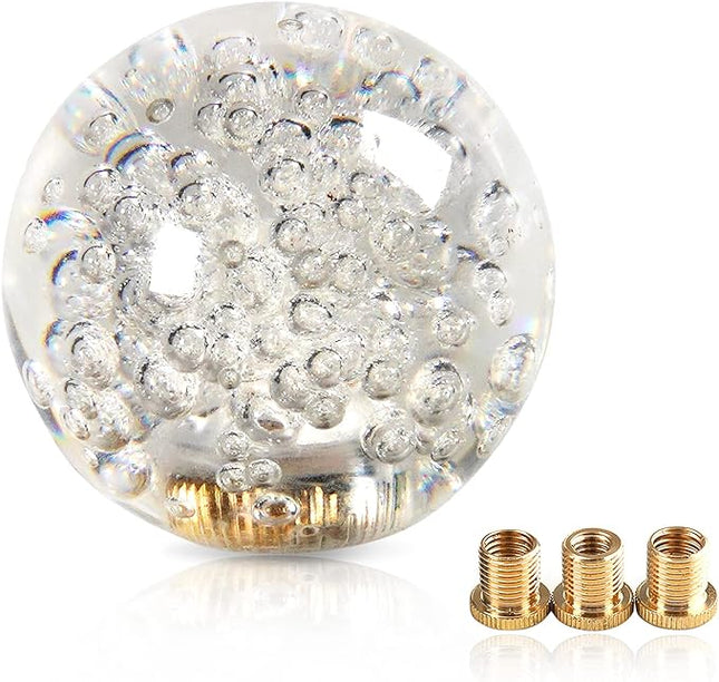 Universal Shifter Knob Head Crystal Acrylic Ball with Bubble - General Diesel Repair & Chrome