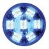 74901 #194/168 BLUE 7-LED LIGHT BULBS, 12V, PAIR