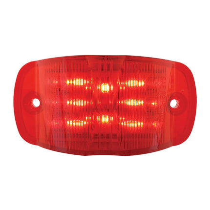 76252 RECT. Red/Red Wide Angle 14 LED Marker/Clearance Light - General Diesel Repair & Chrome