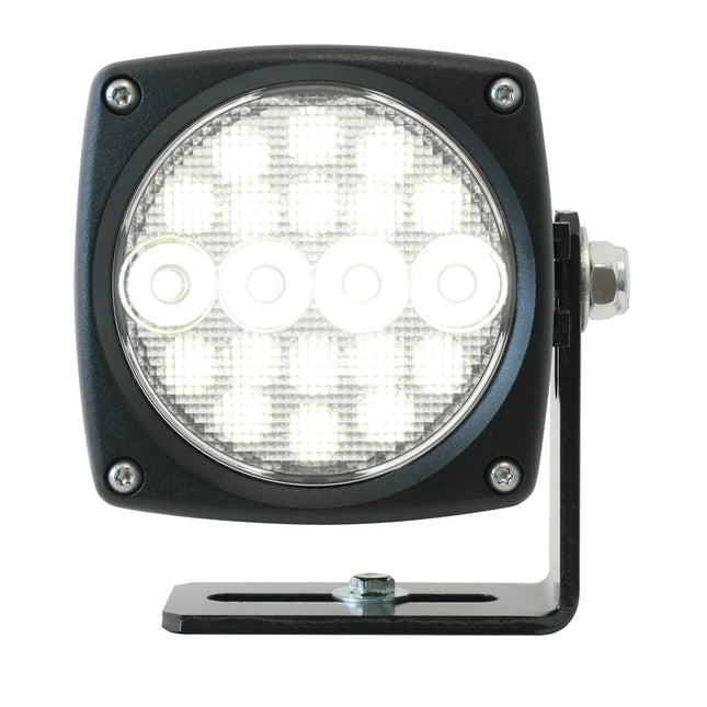 76356 Rectangular 20-LED Heavy Duty Wide Angle Work Light - General Diesel Repair & Chrome