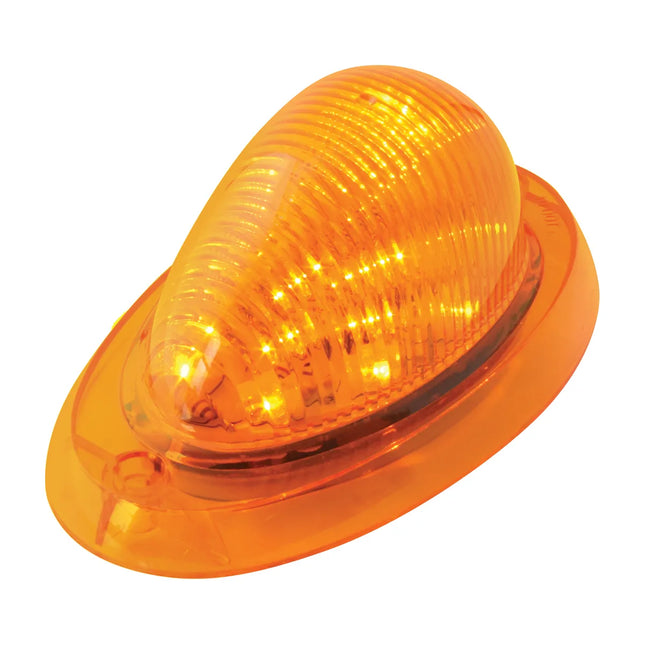 76370 OVAL AMBER/AMBER SIDE MARKER/ TURN 12-LED LIGHT FOR FL MODEL - General Diesel Repair & Chrome