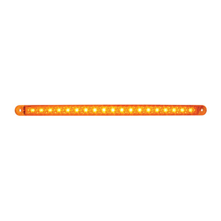 76380 12” Amber 18 SMD LED Flush Mount Light Bar, Amber Len, 3 Wires