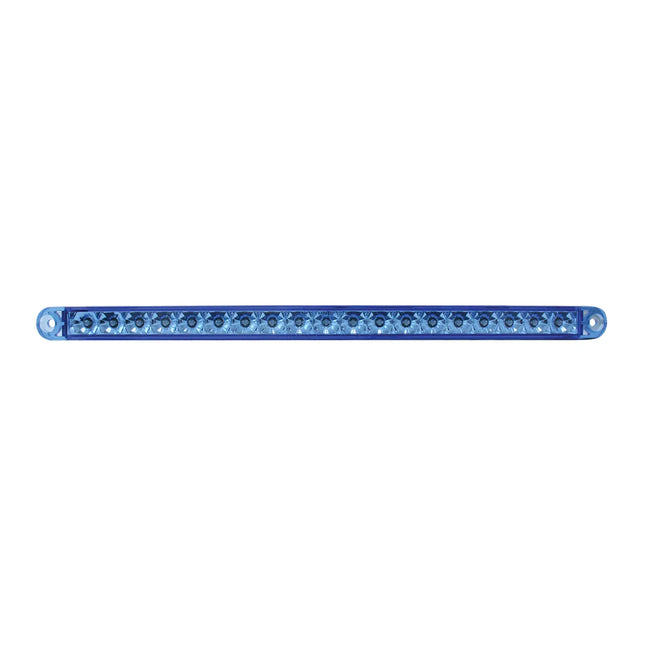 76382 12” 18 SMD LED Flush Mount Light Bar, Blue Len, 3 Wires - General Diesel Repair & Chrome