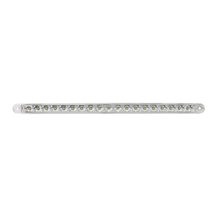 76387 12” White 18 SMD LED Flush Mount Light Bar, Clear Lens, 3 Wires
