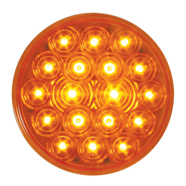 76450SP 4” Fleet Amber/Amber 18- LED Sealed Light - General Diesel Repair & Chrome