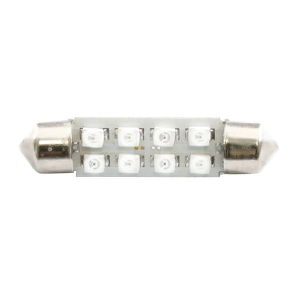 77154 #211-2-2 White 8-  LED Festoon Dome Light Bulb, 12V