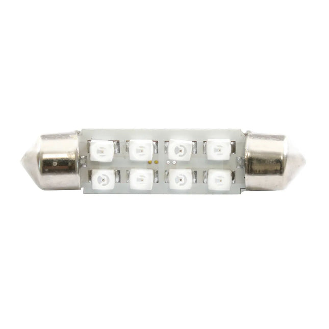 77154 #211-2-2 White 8-  LED Festoon Dome Light Bulb, 12V - General Diesel Repair & Chrome