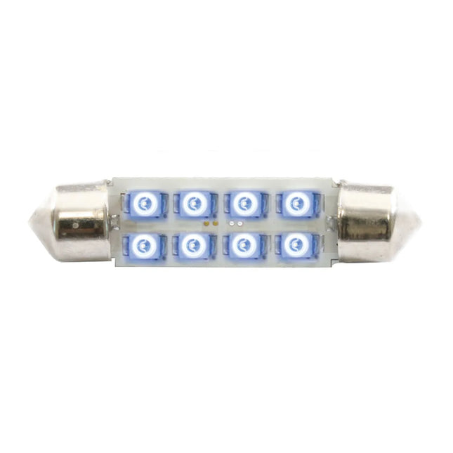 77151 #211-2-Blue 8-  LED Festoon Dome Light Bulb, 12V - General Diesel Repair & Chrome