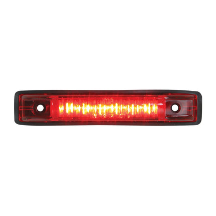77652 Thin Light Red/Red 6- LED Sealed Light