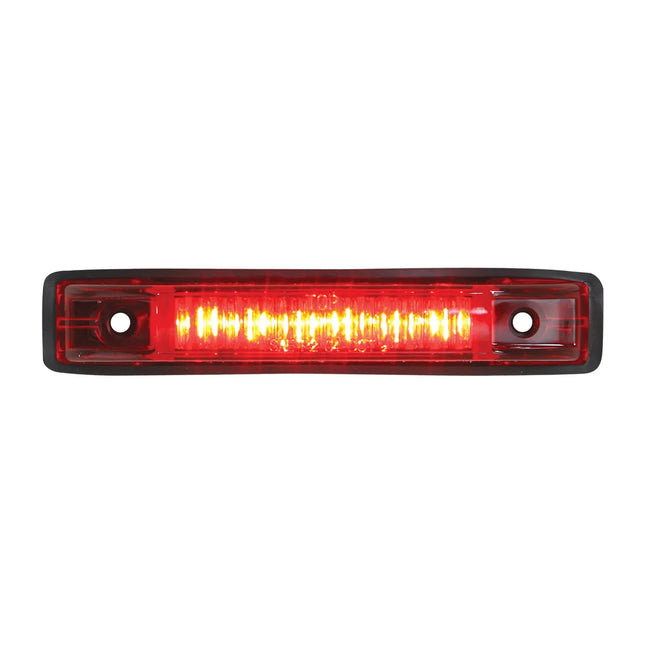 77652 Thin Light Red/Red 6- LED Sealed Light - General Diesel Repair & Chrome