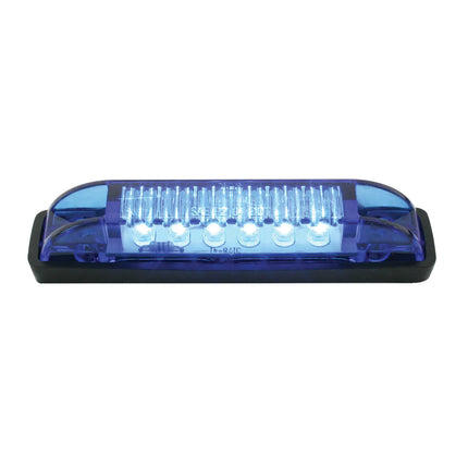 77654 Thin Line Blue/Blue 6-LED Inter Use Light - General Diesel Repair & Chrome