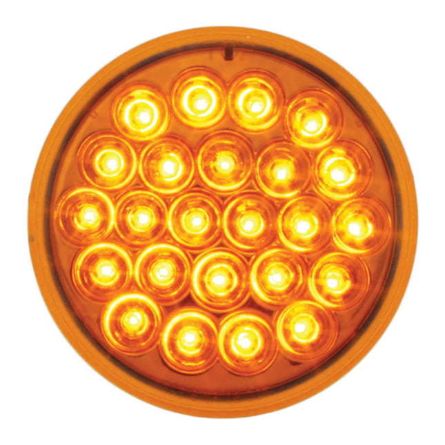 78270 4” Pearl Amber 24-LED Light, Amber Lens - General Diesel Repair & Chrome