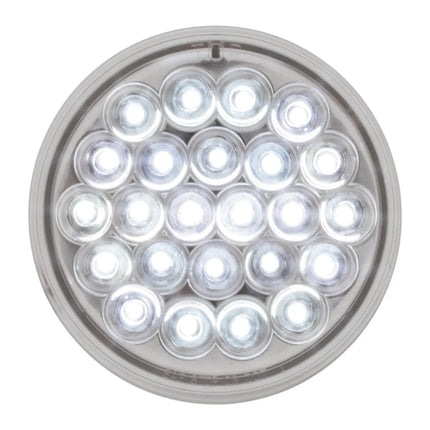 78272 4” Pearl White 24-LED Backup Light, Clear Lens - General Diesel Repair & Chrome