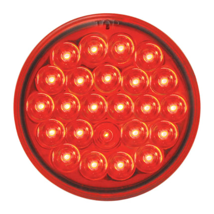 78273 4” Pearl Red 24-LED Light, Red Lens