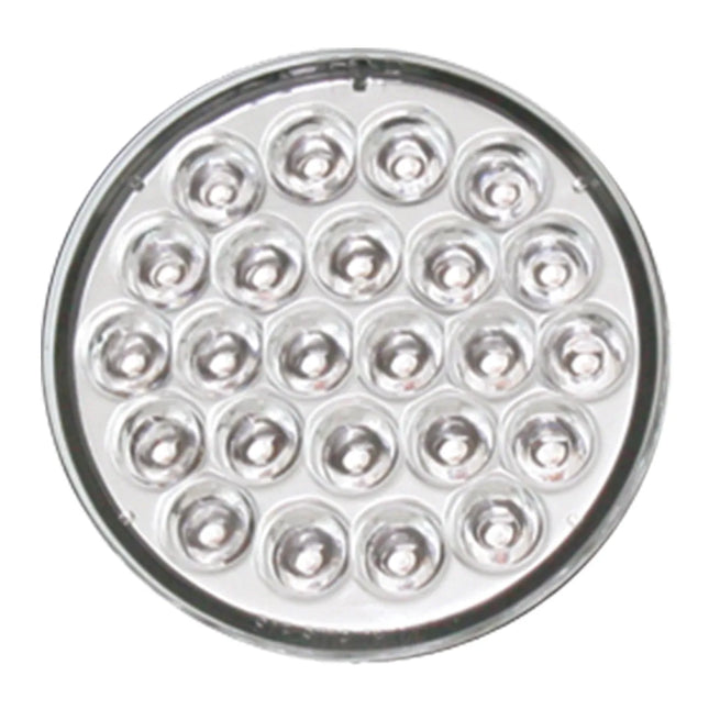 78274 4” Pearl Red 24-LED Light, Clear Lens - General Diesel Repair & Chrome