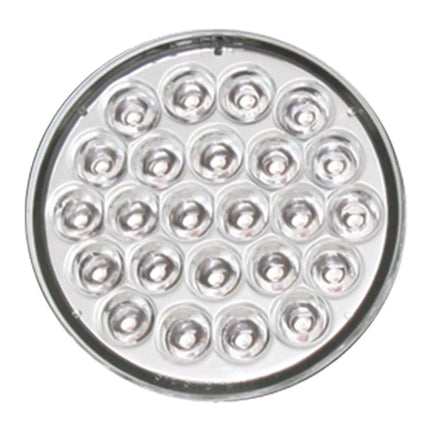 78272 4” Pearl White 24-LED Backup Light, Clear Lens