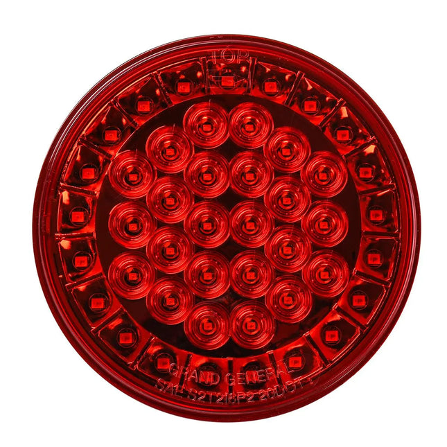 78301 4” Pearl Smart Dynamic Red/Red SEQ. 45 LED Sealed Light, Right - General Diesel Repair & Chrome