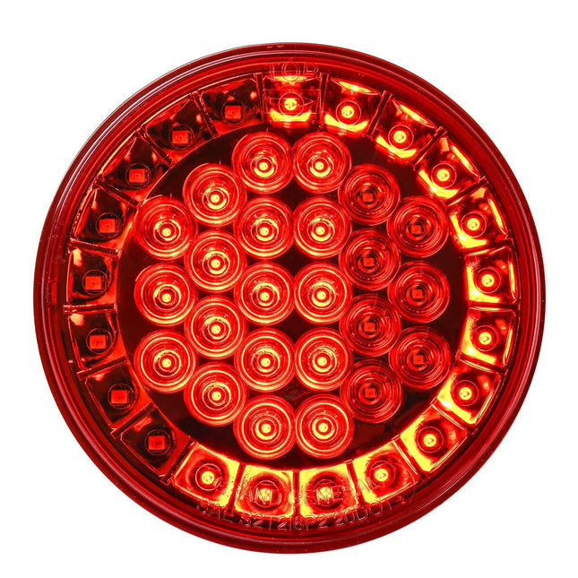 78301 4” Pearl Smart Dynamic Red/Red SEQ. 45 LED Sealed Light, Right - General Diesel Repair & Chrome