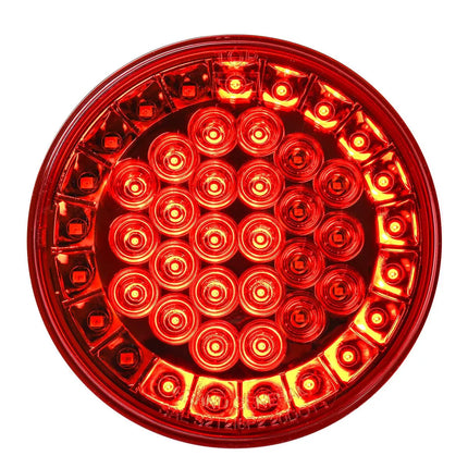 78300 4” Pearl Smart Dynamic Red/Red SEQ. 45 LED Sealed Light, Left