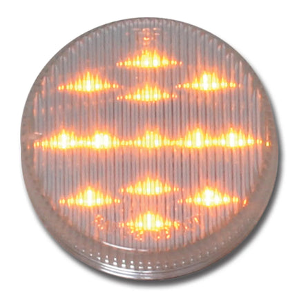 79317 2.5” Amber/Clear 13-LED Marker Sealed Light
