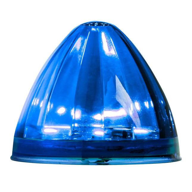 79535 2” Blue/Blue Watermelon 6 LED Sealed Light, 3 Wires - General Diesel Repair & Chrome