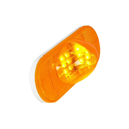 79997 Oval Amber/Amber Side Marker/Turn 9 LED Sealed Light
