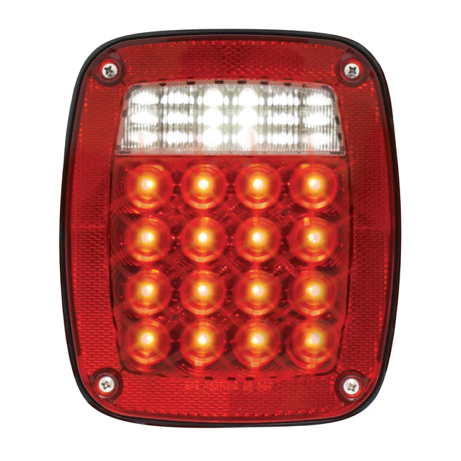 80796 Three- Stud Combination LED Tail Light w/o License Light - General Diesel Repair & Chrome