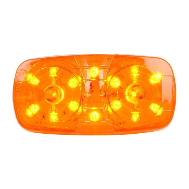 85240SP Tiger Eye Amber/Amber 16 LED Marker Light - General Diesel Repair & Chrome